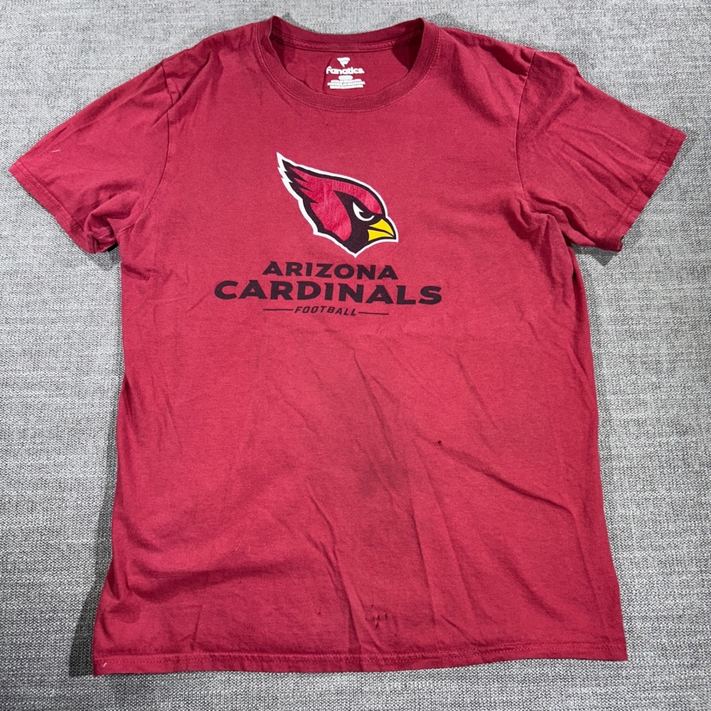 Fanatics Arizona Cardinals T-Shirt Mens Medium Red Fair Graphic NFL Football